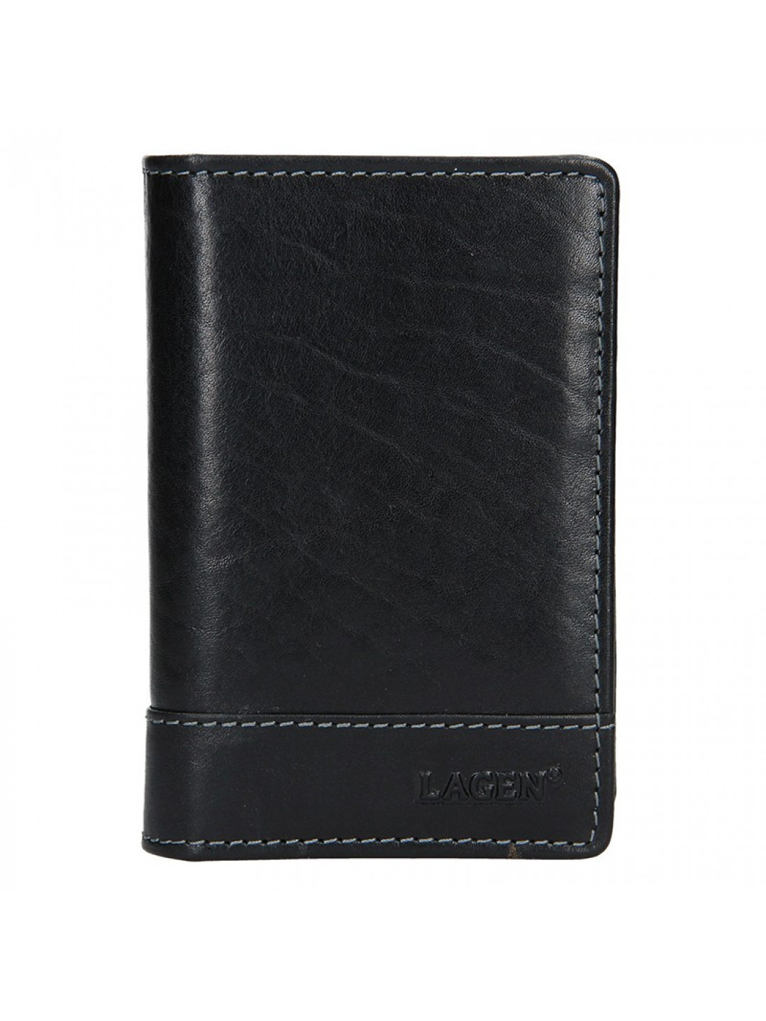 Pánské kožené pouzdro na doklady Lagen Sebastian – černá